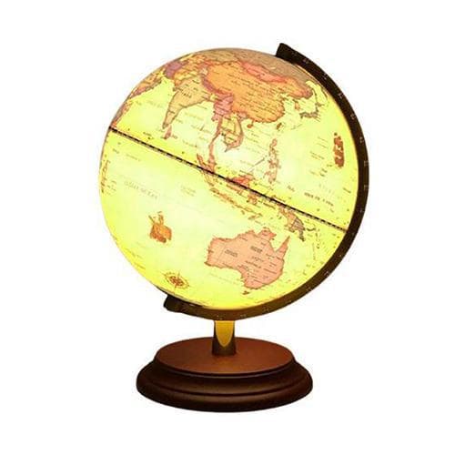 Globo Terraqueo Luminoso - Antiguo