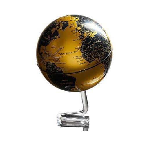 Globo Terraqueo Diseño - Base (Oro & Negro)