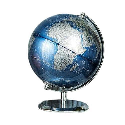Globo Terraqueo Eléctrico Azul
