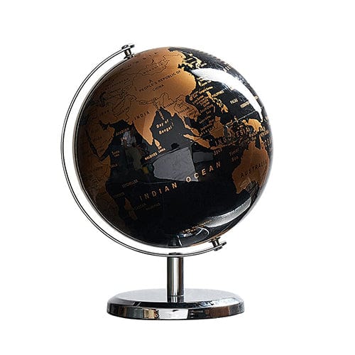 Globo Terraqueo Metal (Negro & Cobre)