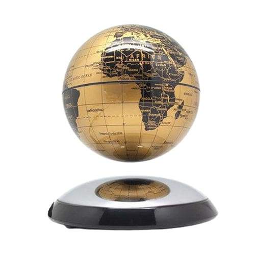 Globo Terraqueo Levitante (Esfera De Oro)