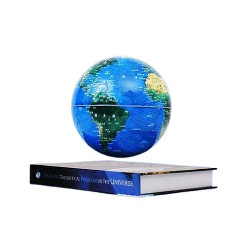 Globo Terraqueo Levitante Sobre Libro - Luminoso (4 Colores)