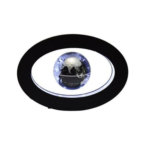 Globo Terraqueo Magnetico - Soporte Ovalado (Esfera Negra)
